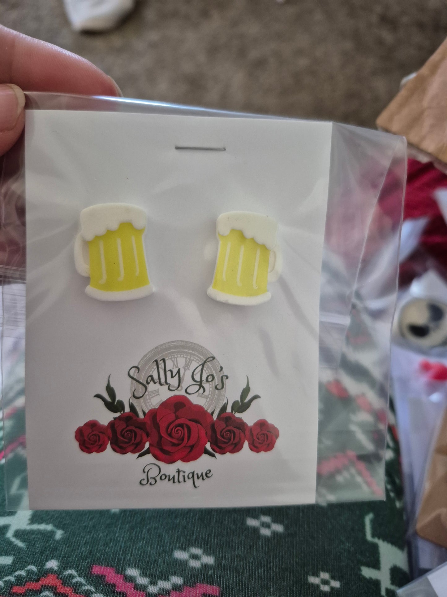 3 D Printed Hoodie String Charms BEER