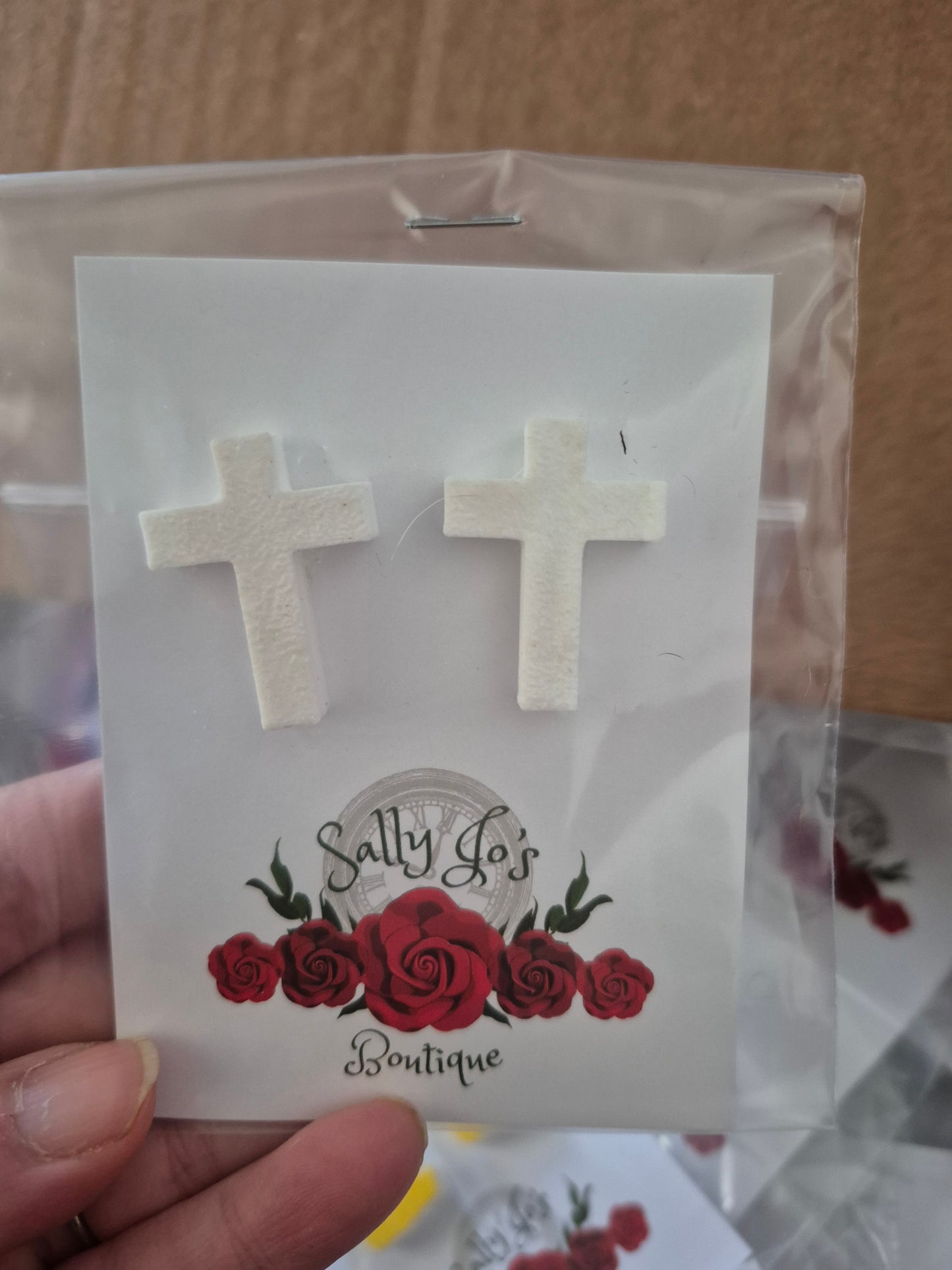 3 D Printed Hoodie String Charms CROSS
