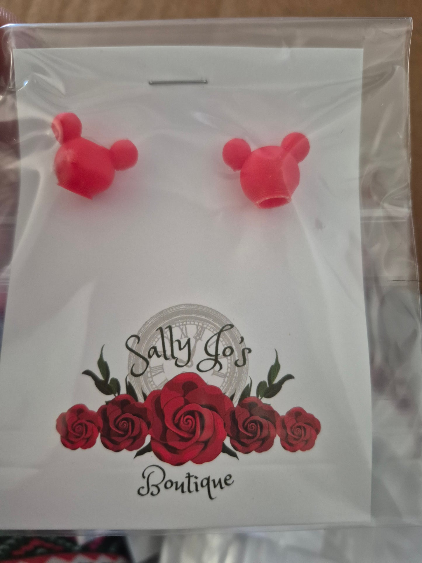 3 d Printed Hoodie Charms Mickey Red