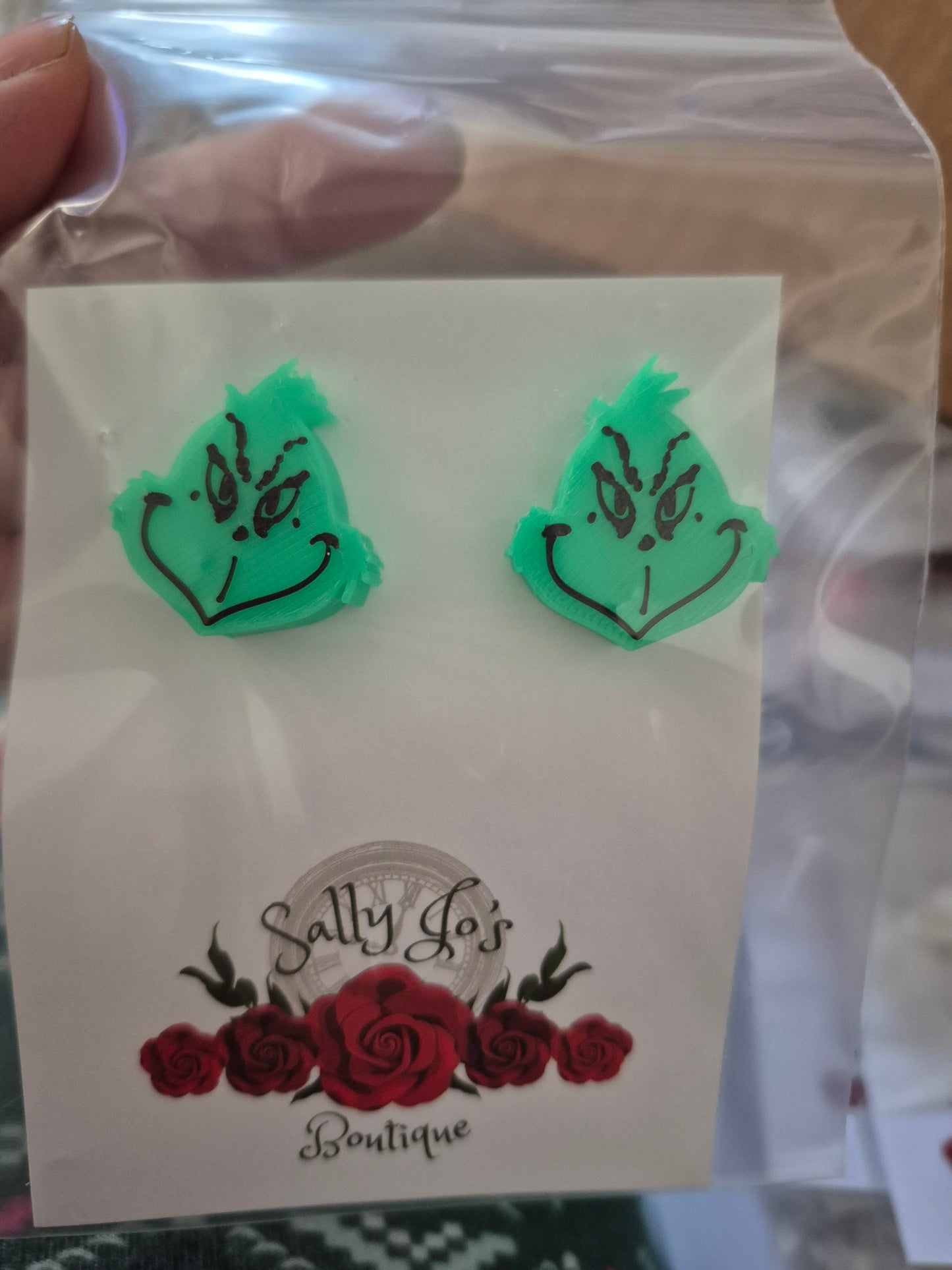 Hoodie Strings Charms 3 d Printed Grinch
