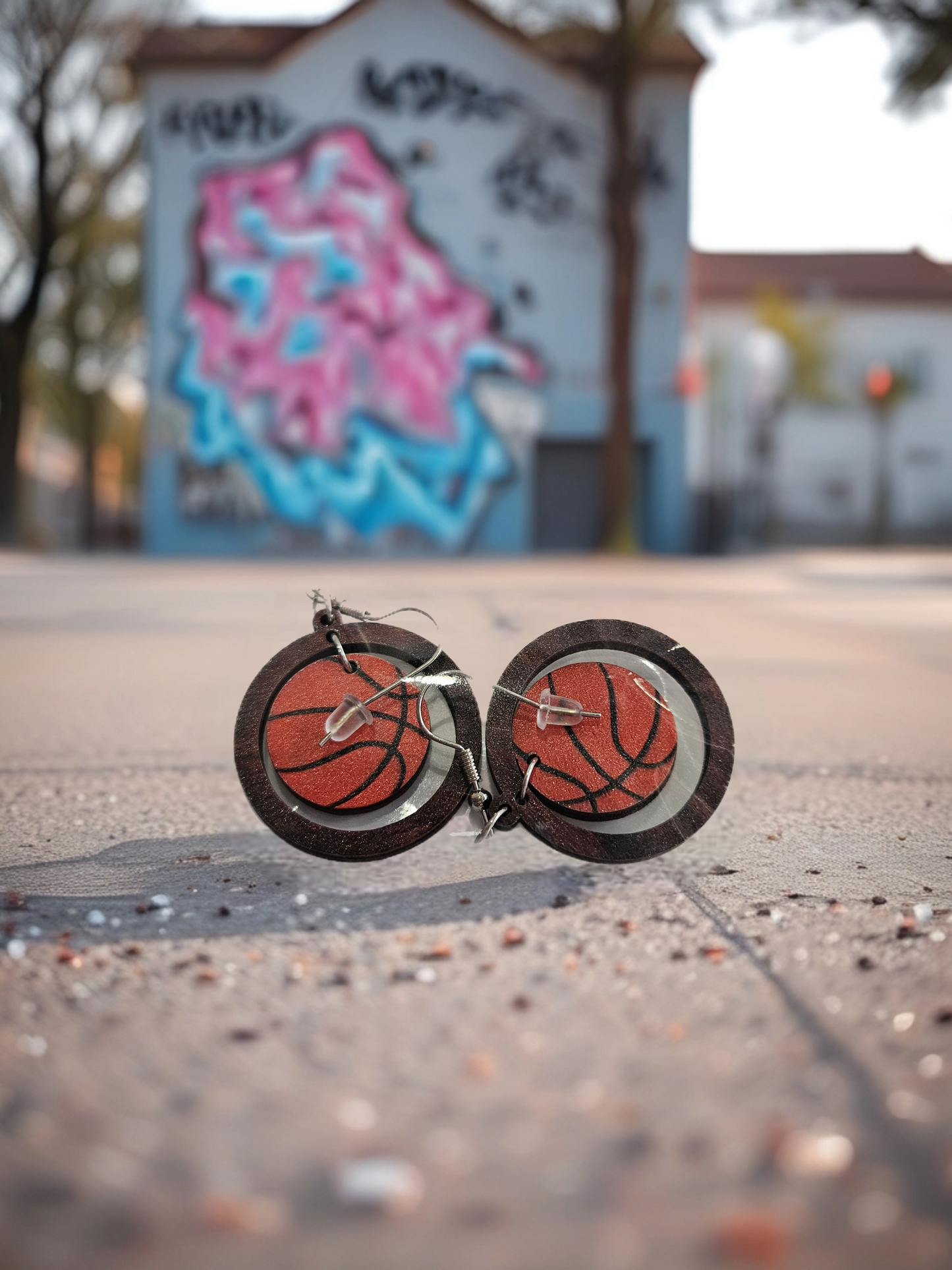 Basketball ear rings