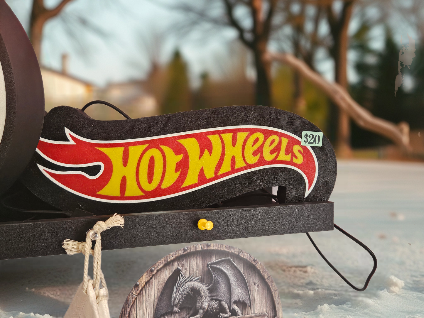 Hot Wheel light up 3 D Printed
