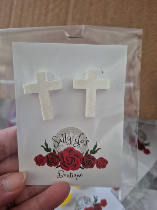 3 D Printed Hoodie String Charms CROSS