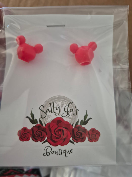 3 d Printed Hoodie Charms  Mickey Red