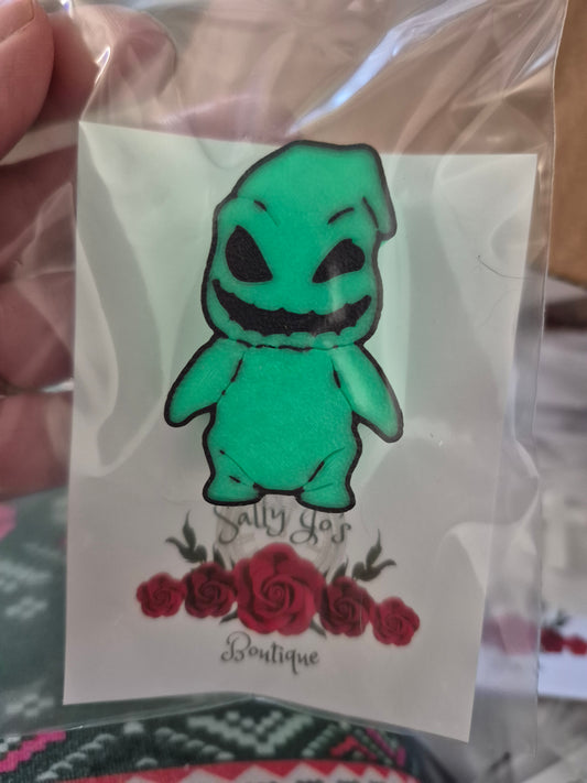 3 d Printed Straw holders Oogie Boogie
