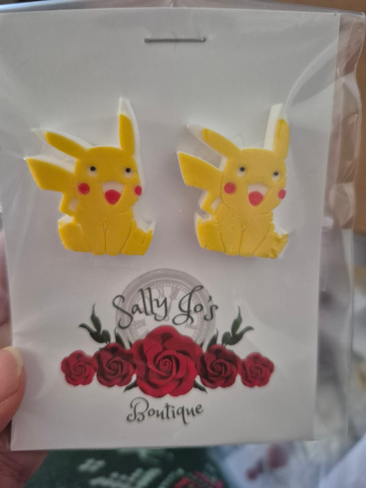 3 D Printed Hoodie Charms Pikachu