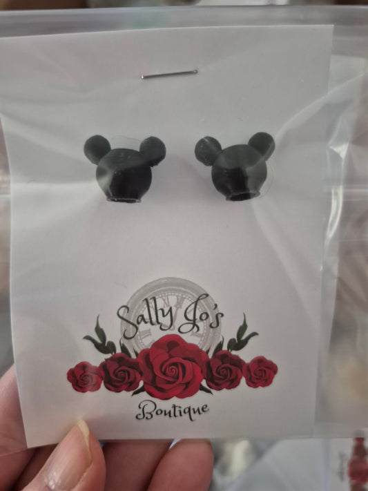3 d Printed Hoodie Charms  Mickey Black