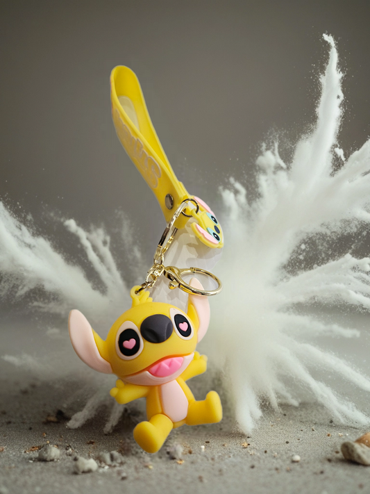 Stitch Yellow Keychain