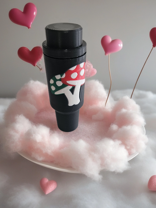 Mushroom Chapstick Holder 3 D Printed