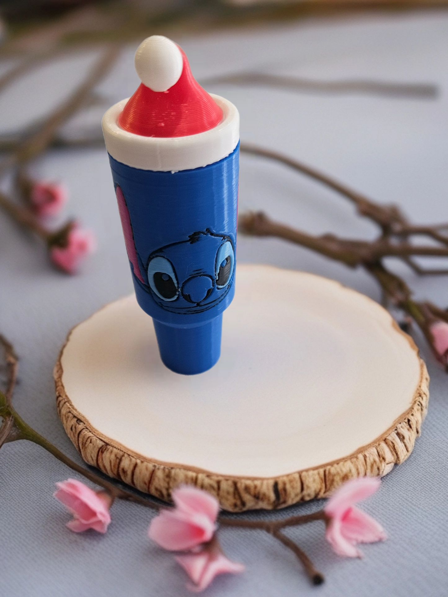Stitch Chapstick Holder 3 D Printed